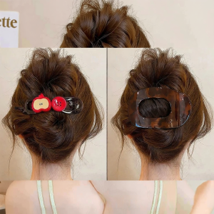 NING ZHOU | Hair Clip Big Size for Thick Hair Nape Twisted Barrette