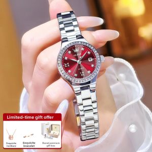 OLEVS | Luxury Red Ladies Watch