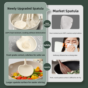 BAKULI | Food Grade Heat Resistant Non-Stick Cooking Spoon