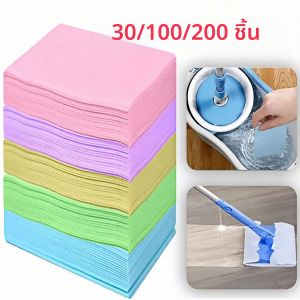 แผ่นทำความสะอาดพื้นเข้มข้น 30-200 ชิ้น สำหรับพื้นกระเบื้อง ไม้ ห้องน้ำ และพื้นผิวรถยนต์ แผ่นทำความสะอาดพื้นทรงพลังสำหรับใช้ในบ้าน