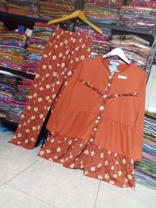 FOREVER SWEET SETELAN BAJU TIDUR LENGAN TANGAN PANJANG DEWASA SETELAN BABYDOLL MURAH TERBARU