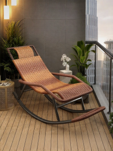 ZHUSHANXIA | Outdoor Balcony Relaxing Recliner Rocking Chair