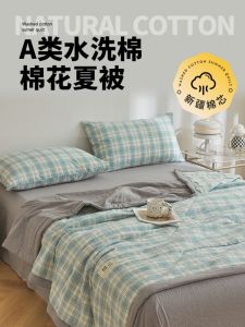 Washable Cotton Air Conditioner Quilt Summer Lightweight Double Size Dormitory Single Person Student New Model Bedding Cover