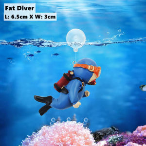 FY Floating Diver Fish Tank Deco Landscape Hiasan Akuarium Hiasan Terapung Dekorasi