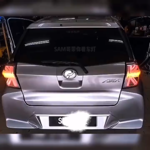 PERODUA AXIA 2023-2025 REAR BUMPER TAIL LAMP RUNNING SIGNAL BRAKE WELCOME LIGHT MINI COOPER SPEC