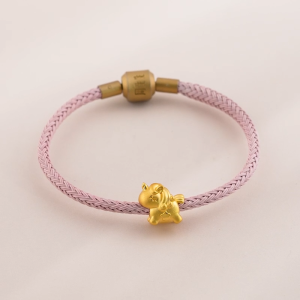 Chow Sang Sang 周生生 999 Gold Charme Unicorn Charm for Women & Men 96245C (Bracelet Not Included)