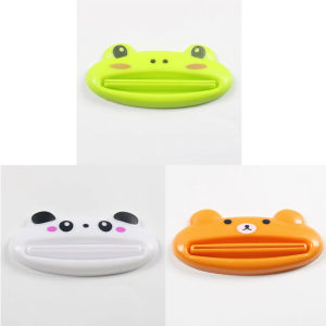 1-4Pcs Toothpaste Squeezer Creative Cartoon Animal Shaped Facial Cleanser Squeezer Kitchen Household Lazy Creative Little Tools