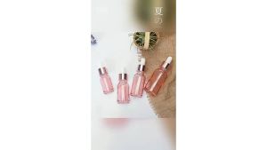 Glasspak 15ml Pink Dropper Bottle Empty Glass Container With Vials Essential Oil Bottles Beauty Products Storage Skin Care Packaging Travel Size