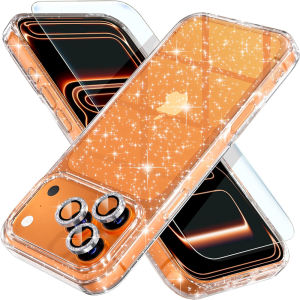 Glitter Case Diamond Camera Lens Protector Glass Screen Protection Cover For iPhone 17 Pro Max Air 16E 16 15 Plus 14 13 Mini 12