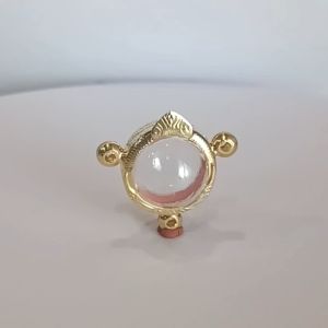 ช้างกระบี่กรอบพระเบอร์อม3 ลูกอม 3 ทางกรอบทองไมครอน กรอบพระสำเร็จ (ขนาดลูกอม