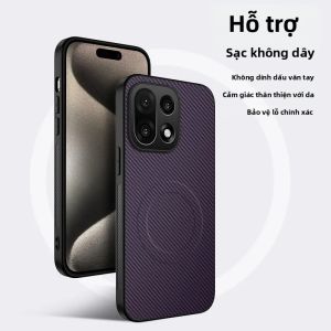 Ốp Lưng Điện Thoại OnePlus 15 13 12 11 R 15R 13R Bằng Silicon Mềm Sợi Carbon Từ Tính - Bảo Vệ Mặt Lưng Điện Thoại Với Tính Năng Chống Xước