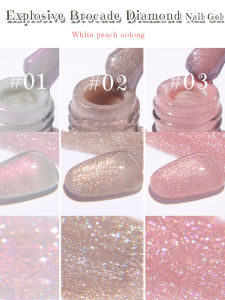 WS 2026 New 9-Color Glitter Pink Nude Jelly Nail Gel Polish Varnis Semi-permanent Sheer Translucent UV LED Soak Off Gel Polish