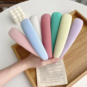 คลิปผมแบบหนาสำหรับผู้หญิง ทรงคลาสสิก ดูดซับความชื้น ตกแต่งผมแบบเรียบง่าย ประดับผมสไตล์เกาหลี วัสดุผ้า ราคาไม่เกิน 10 หยวน