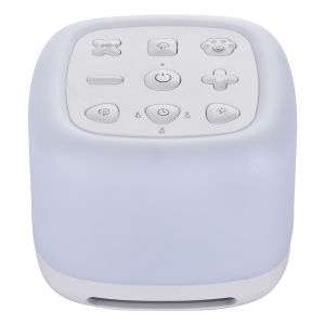 Brifit White Noise Machine Sleep Aid Baby Night Light and Wireless Speaker 3 in 1 Portable White Noise Sounder with 40 Soothing Sounds and 7 Color Lights for Sleep Relax Privacy