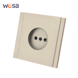 Skin Sensation Electrical Outlets AC Not Ground Power Sockets 250V Paint Plastic Flame Retardant Plugs Socket Wall Embedded 250V