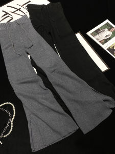 Quần Ống Rộng Co Giãn Cao Cấp CCA High Street Phong Cách Đường Phố Quần Dài Ống Rộng Thoải Mái Cho Nữ Mùa Thu