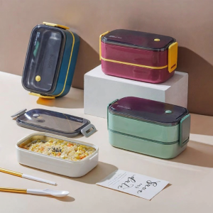 Insulated 304 Stainless Steel Bento Box Multiple Layers