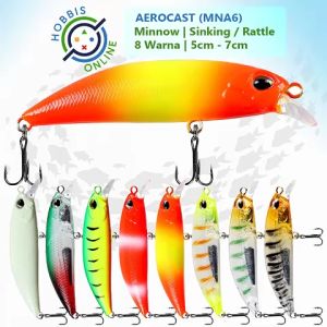 Minnow Lure Umpan Pancing 4g 8g 5cm 7cm AeroCast (MNA6)