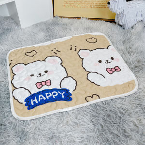 Universal Pet Sleeping Mat Cat Paw Design Soft Comfortable Cotton Mat for Dogs And Cats Home Use Pet Bed Pad All Seasons