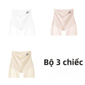 MiiOW | Quần an toàn mùa hè mỏng bằng lụa băng không đường may không để lại dấu vết quần đùi ngắn ba trong một cho nữ