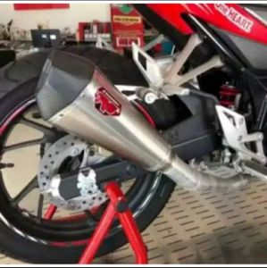 knalpot R9 zeta original ahm-knalpot honda cbr 150r cb 150r ori