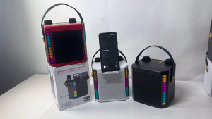 A928 Bluetooth speaker with microphone integrated unit Bluetooth speaker with mobile phone stand home outdoor karaoke audio system Free shipping of USB drives