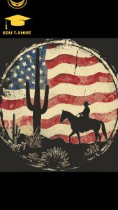 SWEAT SHIRT EMBROIDERY OF COWGIRL