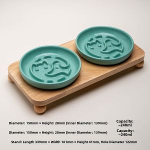Petdebby | Anti-choke Slow Feeding Double Bowls