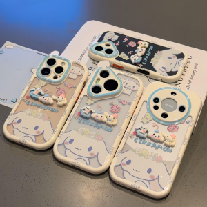 Cute Ins Style Dog Bone Phone Case Compatible with  15/16 Promax Huawei Pura70 Mate70/60 Findx8 Protective Soft Shell Cover