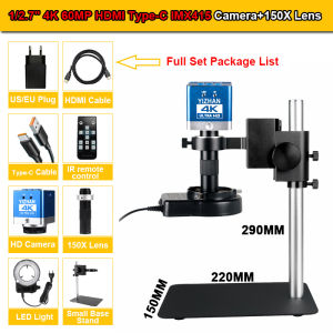 YiZhan | YIZHAN 150X Adjustable Digital Microscope for Soldering ULTRA HD 4K 1080P 60FPS  Camera Freeze Comparison Microscopio For Repair