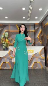 Đầm giả áo dài - Y1882 - Thương hiệu Zonbig