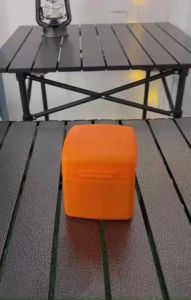 Bếp gas mini du lịch dã ngoại gấp gọnbếp gas mini cắm trại 3 họng công xuất lớn tặng kèm đầu chuyển đổi và hộp đựng