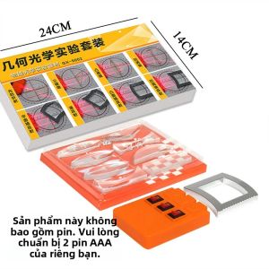 Bộ Thí Nghiệm Quang Học Hình Học Với 8 Thấu Kính Lồi Và Lõm Bộ Dụng Cụ Khúc Xạ Và Phản Xạ Ánh Sáng Dùng Cho Giảng Dạy Vật Lý Quà Tặng Khoa Học Dành Cho Lứa Tuổi 14+
