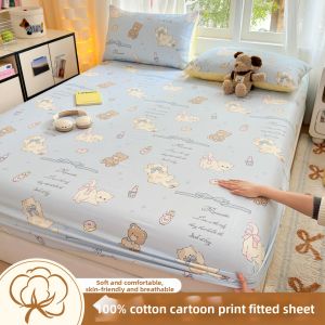Kiss Dear | Pure Cotton Bed Sheet Three-piece Set