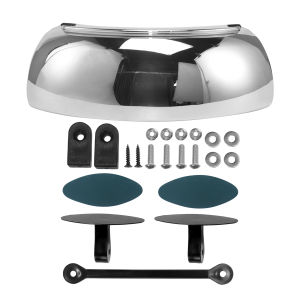 180° NO Blind Spot Mirror Motorcycle Windshield Wide Angle Rearview Mirror Clear Parabolic HD Convex Mirror Motorbike Part Tools