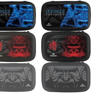 Mission Samurai Dart Case - EVA Samurai Blue/Red/Grey Strong Protection Darts Bag / Wallet (bekas arrow dart)