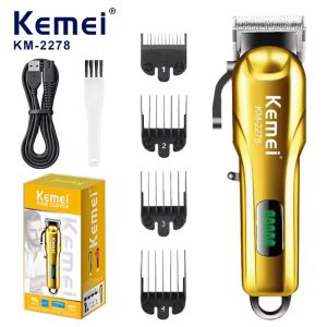 Kemei | Kemei 2278 Professional Hair Salon Electric Push Scissors Portable  Electric Hair Trimmer Digital Display Haircutting Scissors