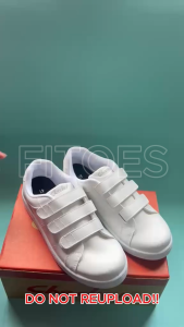 *SG Seller* Checker 0722 Made in Taiwan School Shoes White Black Kids Adult Student Sports Sneakers Velcro Strap Lace Up