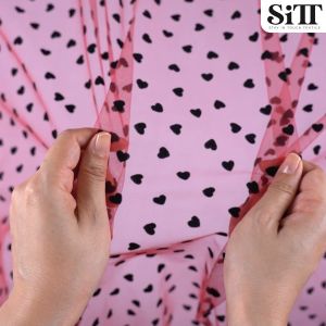 ผ้าตาข่ายลายกำมะหยี่