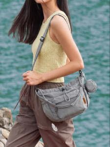 LAIFU | Lightweight Large Capacity Womens Commuter Crossbody Bag Nylon Canvas