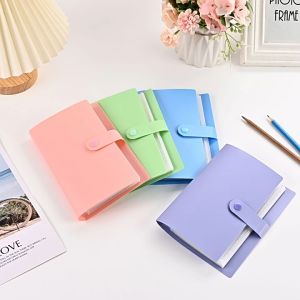 【SG】 Bills Collection Album Style Waterproof Money Storage Book Dustproof Ticket Card Book Collector Binder Book Portable Cash Holders