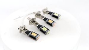 2 Buah Lampu 48 LED Putih H3 untuk Fog Lamp Mobil