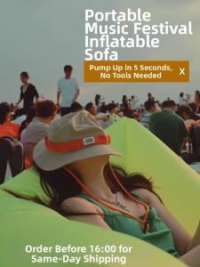 TAFUMAN | Portable Inflatable Couch Outdoor Camping Bed