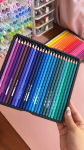 PENSING 36/72 Color Oil Based Colored Pencils with Iron Box Sketching Drawing Painting School Stationery Supplies