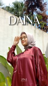 Gamis Kaftan Terbaru Kekinian Baju Gamis Wanita Remaja Polos | Daina Kaftan Series by ZNR Muslimah