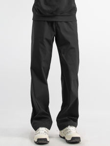 Cleanfit American Style Black Functional Windbreaker Pants Mens Summer Thin Loose Casual Straight Leg Sports Long Trousers