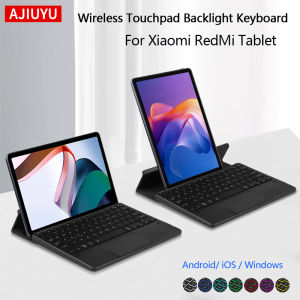 Tablet Keyboard For Xiaomi Pad 7 Pro 11.2 MiPad 6 5 Pro Redmi Pad 2 SE 11 inch 8.7 Wireless BT Touchpad Backlight Keyboard Stand