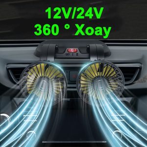 [USB] Quạt đôi quạt đơn mini ô tô USB 5V siêu mạnh cây quạt nhỏ đa năng otoxe hơixe tảivăn phòng