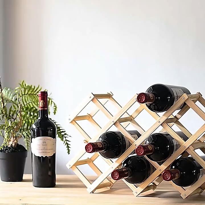 3/6/10 Bottle Wooden Wine Rack Retro Bottle Holder Display Stand Red Wine  Holder Wine Rack Creative Wine Rack Goblet Rack Iron Art Wine Rack Lazada 