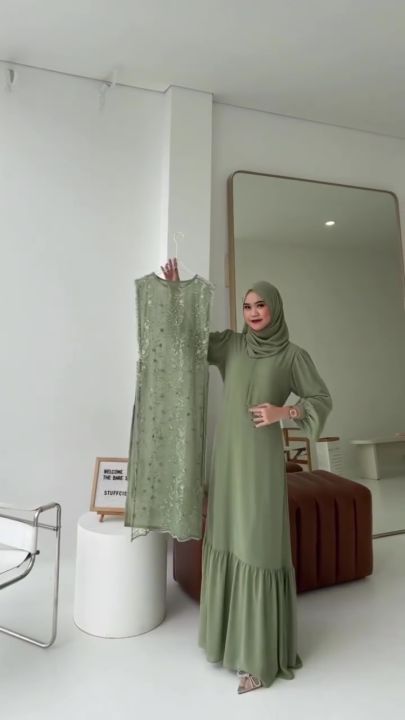 Gaun Bridesmaid Model Dress Brokat Hijab Muslim Bridesmaid Dresses Gaun Pengantin Brokat